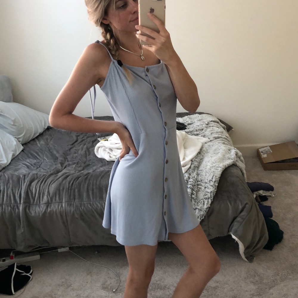 NWT TOPSHOP Blue Dress